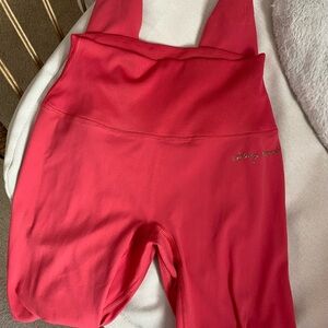 Gymshark Leggings Smalll Pink Fitness Athletic Whitney Summons